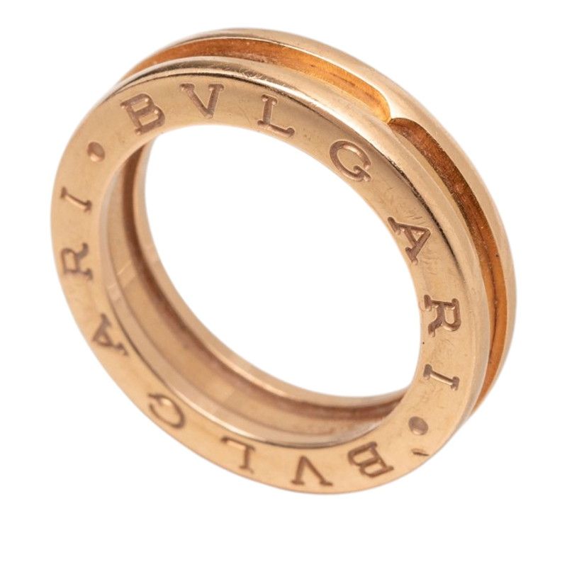 ブルガリ ビーゼロワン リング 指輪 #52 K18YG イエローゴールド Au750 レディース BVLGARI【1-0272738】