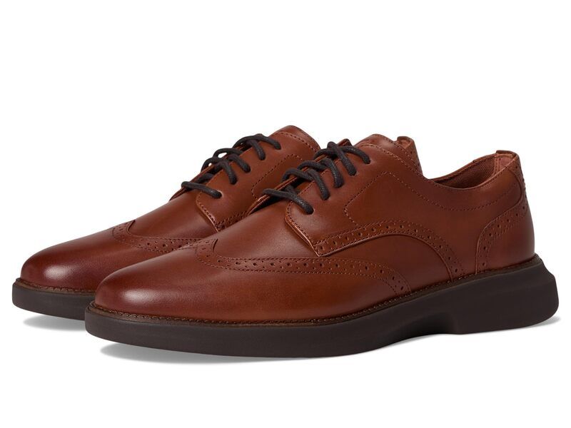 コールハーン メンズ シューズ オックスフォード ウィングチップ Cole Haan Grand Shadowlite Wingtip Oxfords British TanJav タン