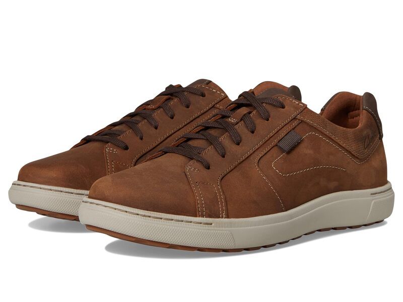 クラークス メンズ シューズ スニーカー レース Clarks Mapstone Lace Beeswax Leather