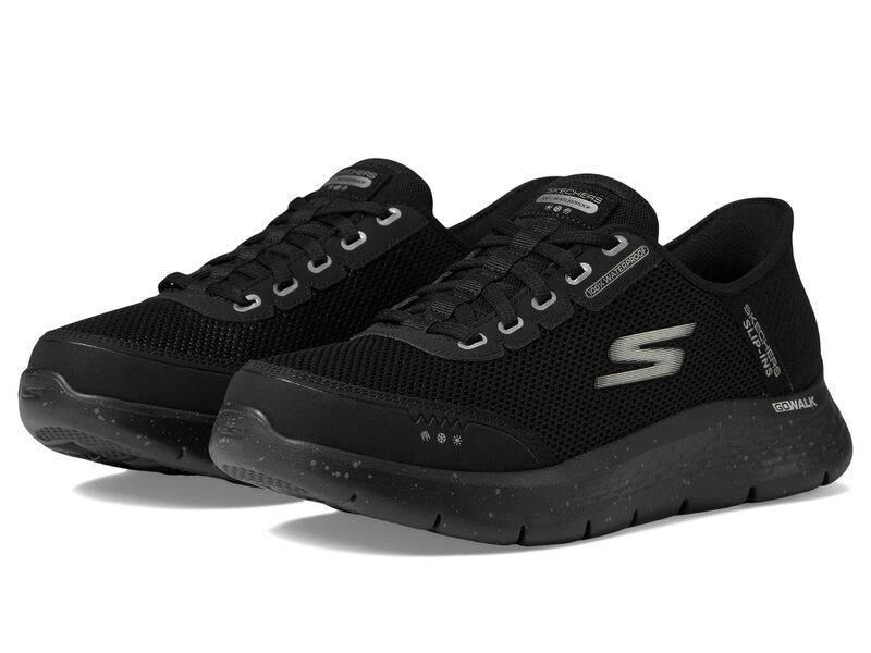 スケッチャーズ メンズ シューズ スニーカー SKECHERS Performance Hands Free SlipIns Go Walk Flex 100 Waterproof BlackBlack ブラック
