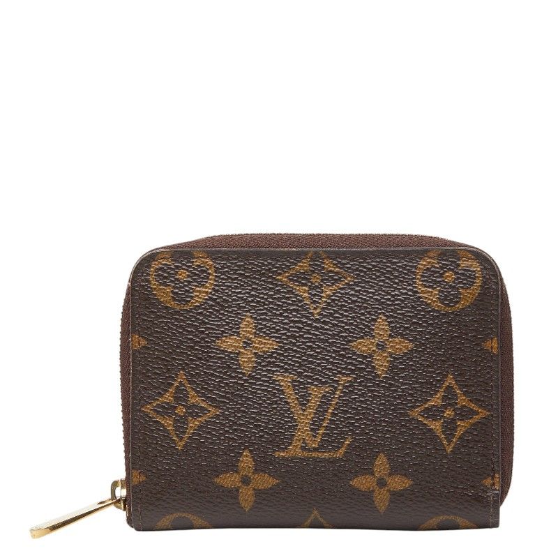 ルイ ヴィトン モノグラム ジッピー コインパース コインケース 小銭入れ M60067 ブラウン PVC レザー レディース LOUIS VUITTON【228-75039】