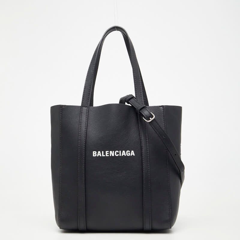 バレンシアガ エブリデイ トートXXS トートバッグ ショルダーバッグ 2WAY 551815 ブラック レザー レディース BALENCIAGA【228-75053】