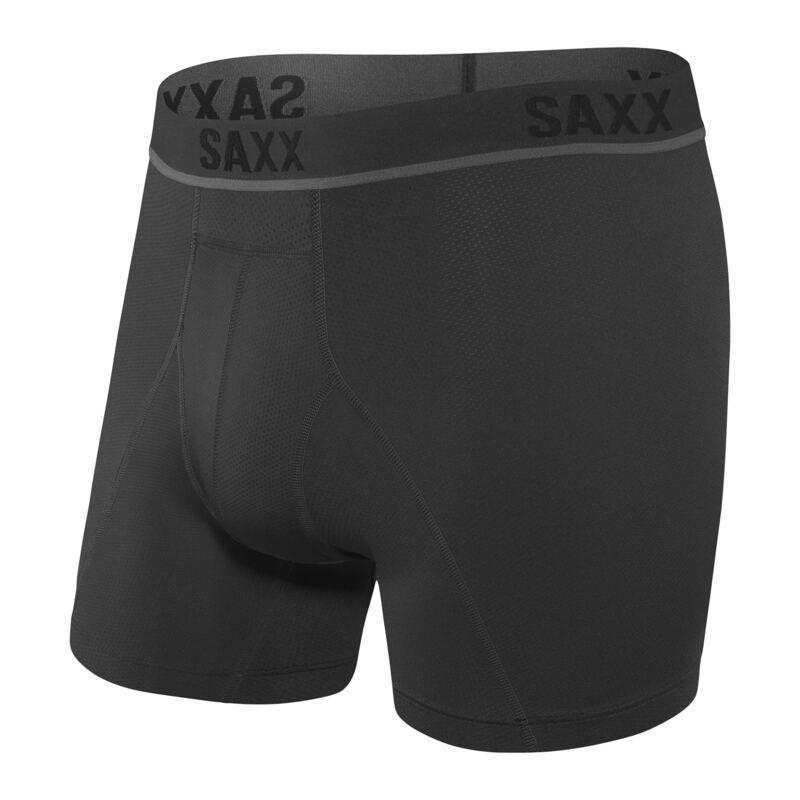 サックスアンダーウェアー メンズ ボクサーパンツ SAXX UNDERWEAR Kinetic HD Boxer Brief Blackout