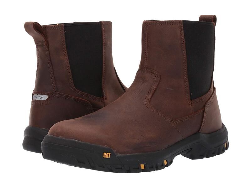 キャタピラー メンズ シューズ ブーツ・レインブーツ Tシャツ ヒール Caterpillar Wheelbase Steel Toe Clay Leather