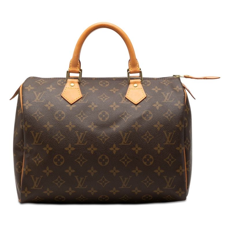 ルイ ヴィトン モノグラム スピーディ30 ハンドバッグ ミニボストンバッグ M41108 ブラウン PVC レザー レディース LOUIS VUITTON【228-75082】
