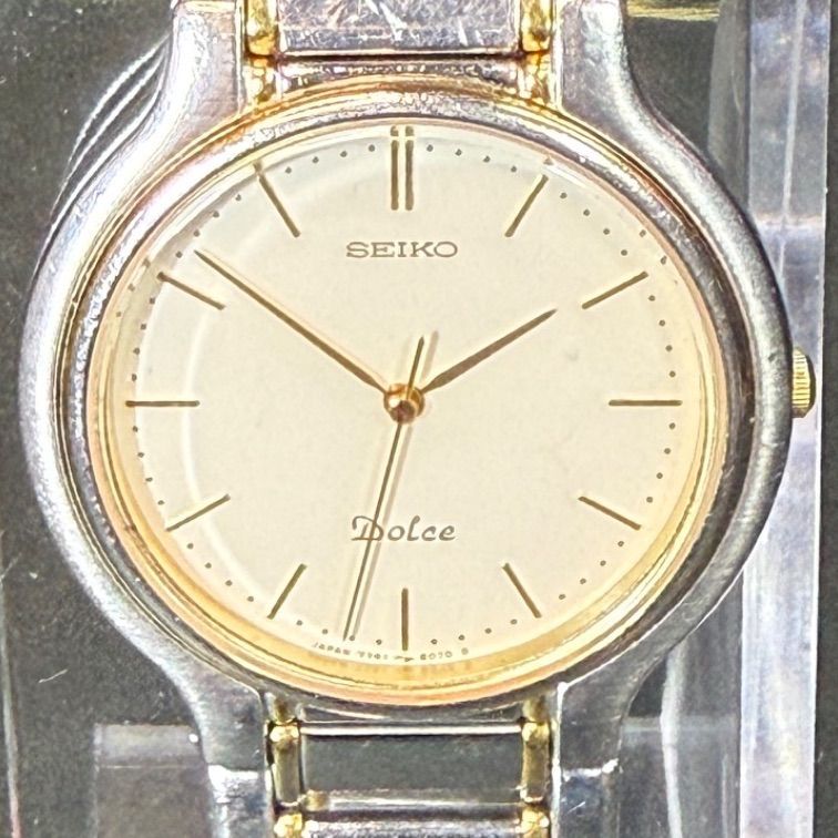 新品電池】SEIKO DOLCE セイコー ドルチェ 7741-6050 クォーツ 