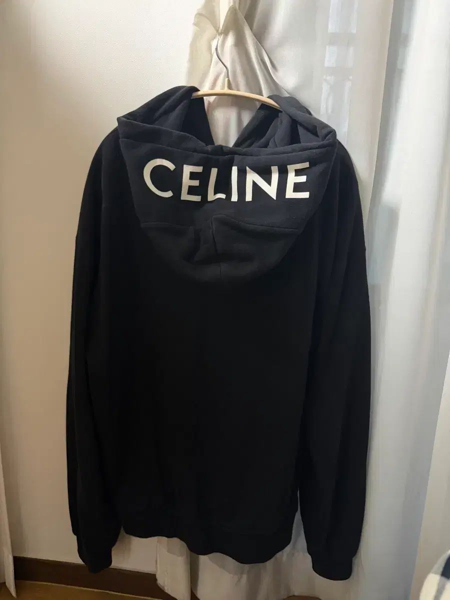 Celine セリーヌ ロゴ WHO フーディー Tシャツ ブラック