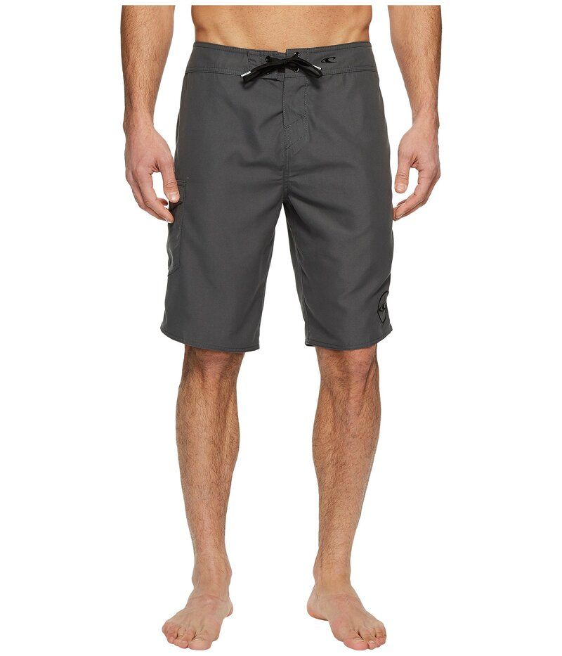 オニール メンズ 水着 ハーフパンツ・ショーツ ショートパンツ ONeill Santa Cruz Solid 20 Boardshorts Anthracite