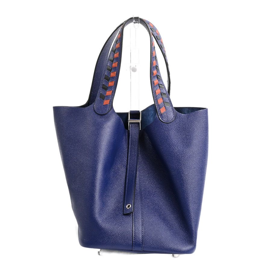 HERMES エルメス ハンドバッグ ピコタンロックMMトレサージュ