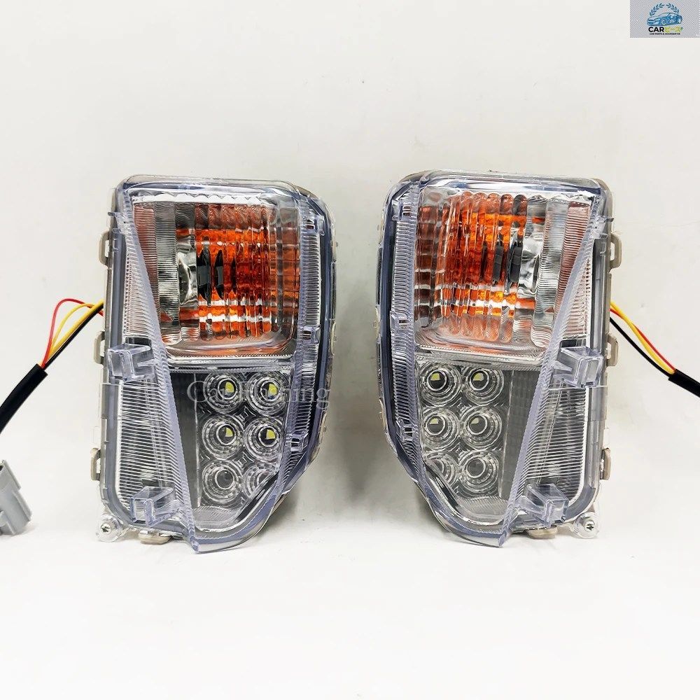 トヨタ プリウス ZVW30 2012 - 15 LED フォグランプ ドライビングライト フロントバンパー フォグライト DRL フォグランプ アセンブリ
