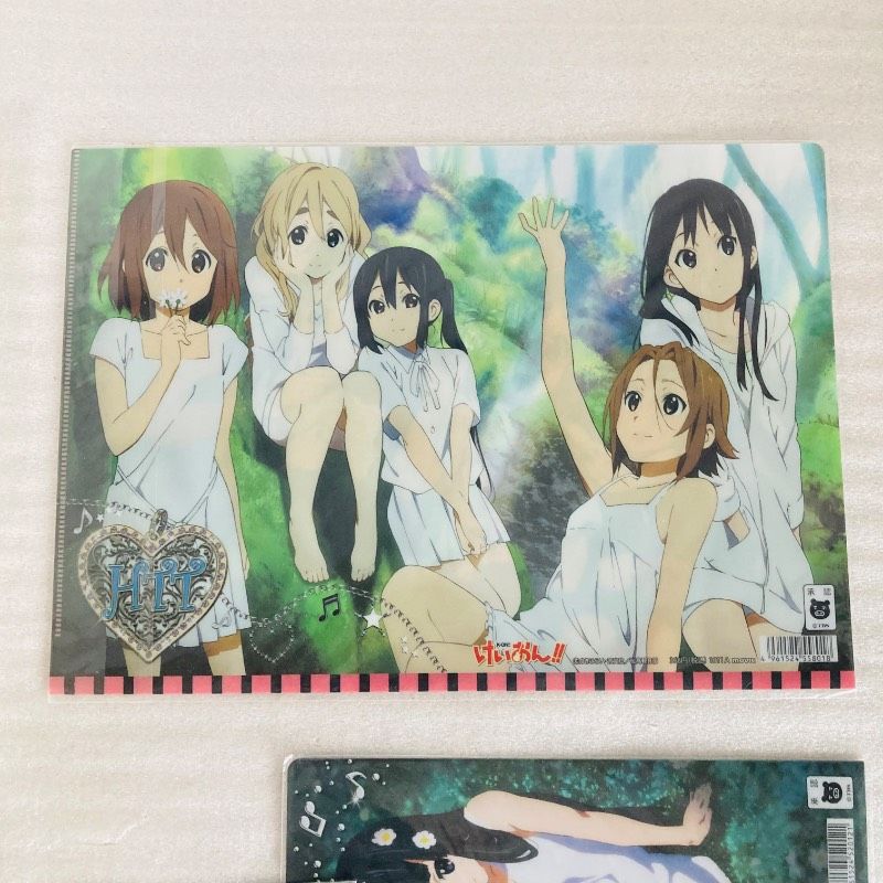 【未使用品】【5点セット】けいおん！ クラッチバッグ ビッグポストカードセット クリアファイル 下敷き など