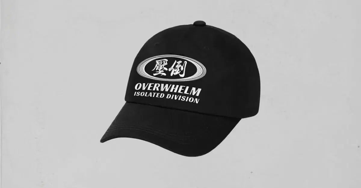 圧倒 帽子 圧倒 ベースボールキャップ 新作 ダブルサークル (新品)