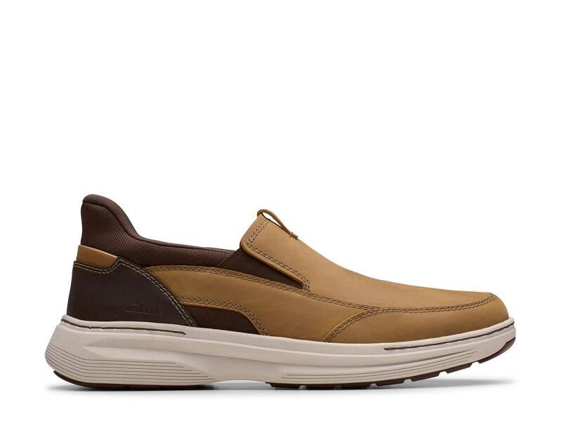 クラークス メンズ シューズ スリッポン・ローファー Clarks Craftwell Step Loafer Light Brown Leather ブラウン