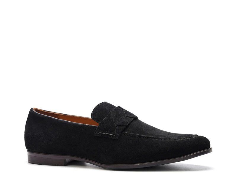 カルロスサンタナ メンズ シューズ スリッポン・ローファー Carlos by Carlos Santana Groove Loafer Black Suede ブラック