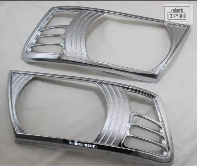 ABS 三菱パジェロ V73 ヘッドランプ カバークロームストリップ アクセサリー ヘッドラ