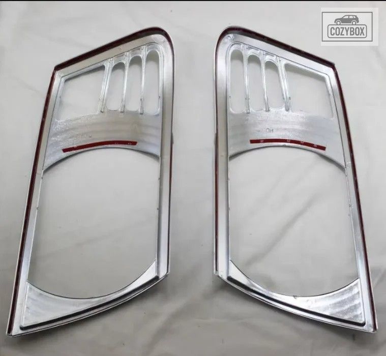 ABS 三菱パジェロ V73 ヘッドランプ カバークロームストリップ アクセサリー ヘッドラ