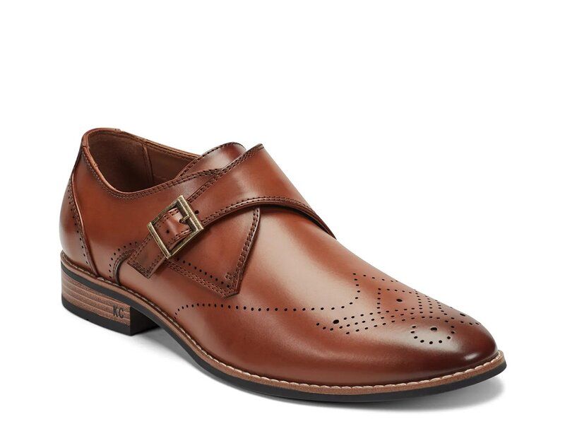 ケネスコール メンズ シューズ スリッポン・ローファー モンク Reaction Kenneth Cole Cheer MonkStrap Slipon Brown ブラウン