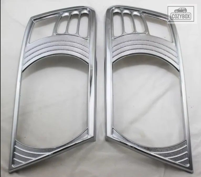 ABS 三菱パジェロ V73 ヘッドランプ カバークロームストリップ アクセサリー ヘッドラ