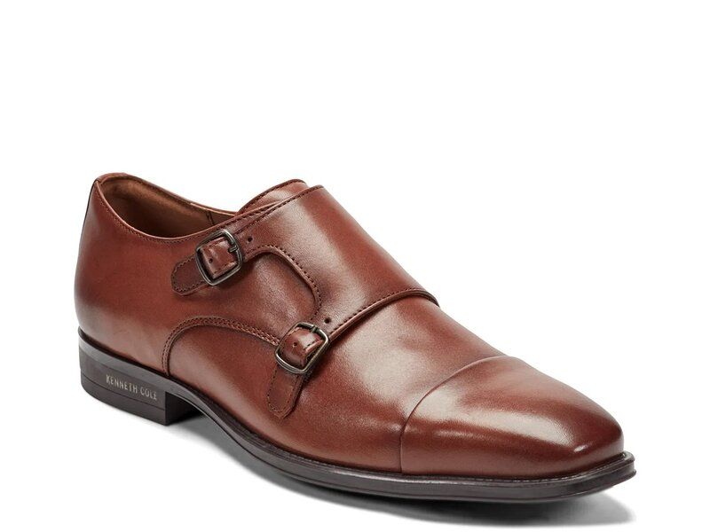 ケネスコール メンズ シューズ スリッポン・ローファー モンクストラップ モンク Kenneth Cole New York Charles Monk Strap SlipOn Dark Brown ブラウン