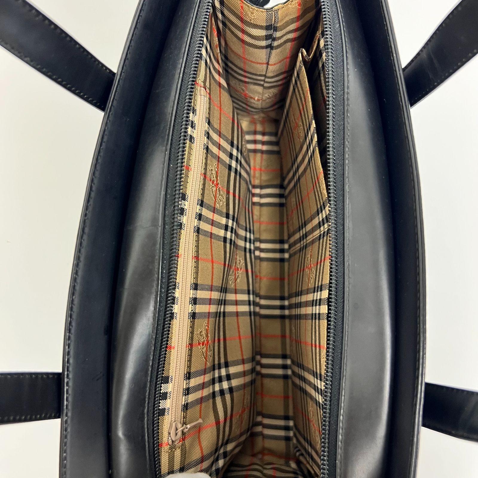 Burberry ノバチェック ハンドバッグ トートバッグ 美品】BURBERRY バーバリー ハンドバッグ トートバッグ ノバチェック