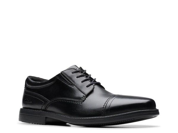 クラークス メンズ シューズ オックスフォード キャップ Clarks Dresslite Cap Toe Oxford Black ブラック