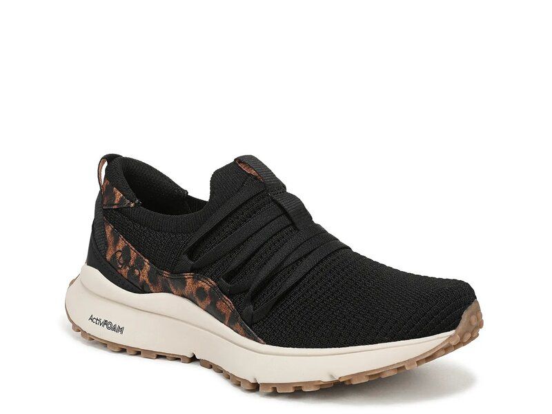 ライカ レディース シューズ スニーカー レース Ryka Jumpstart Lace Sneaker Womens BlackLeopard Print ブラック