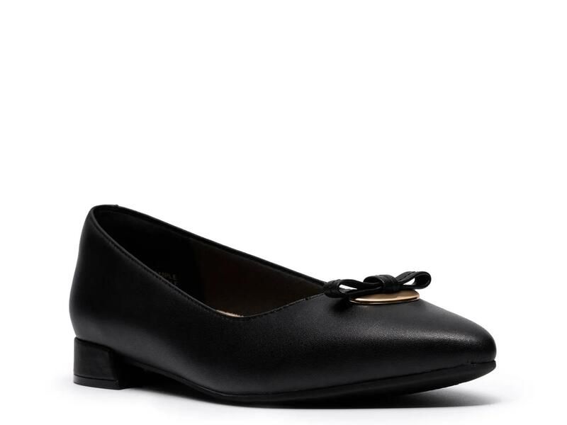 クラークス レディース シューズ パンプス Clarks Natalyn Trim Charm Flat Black ブラック