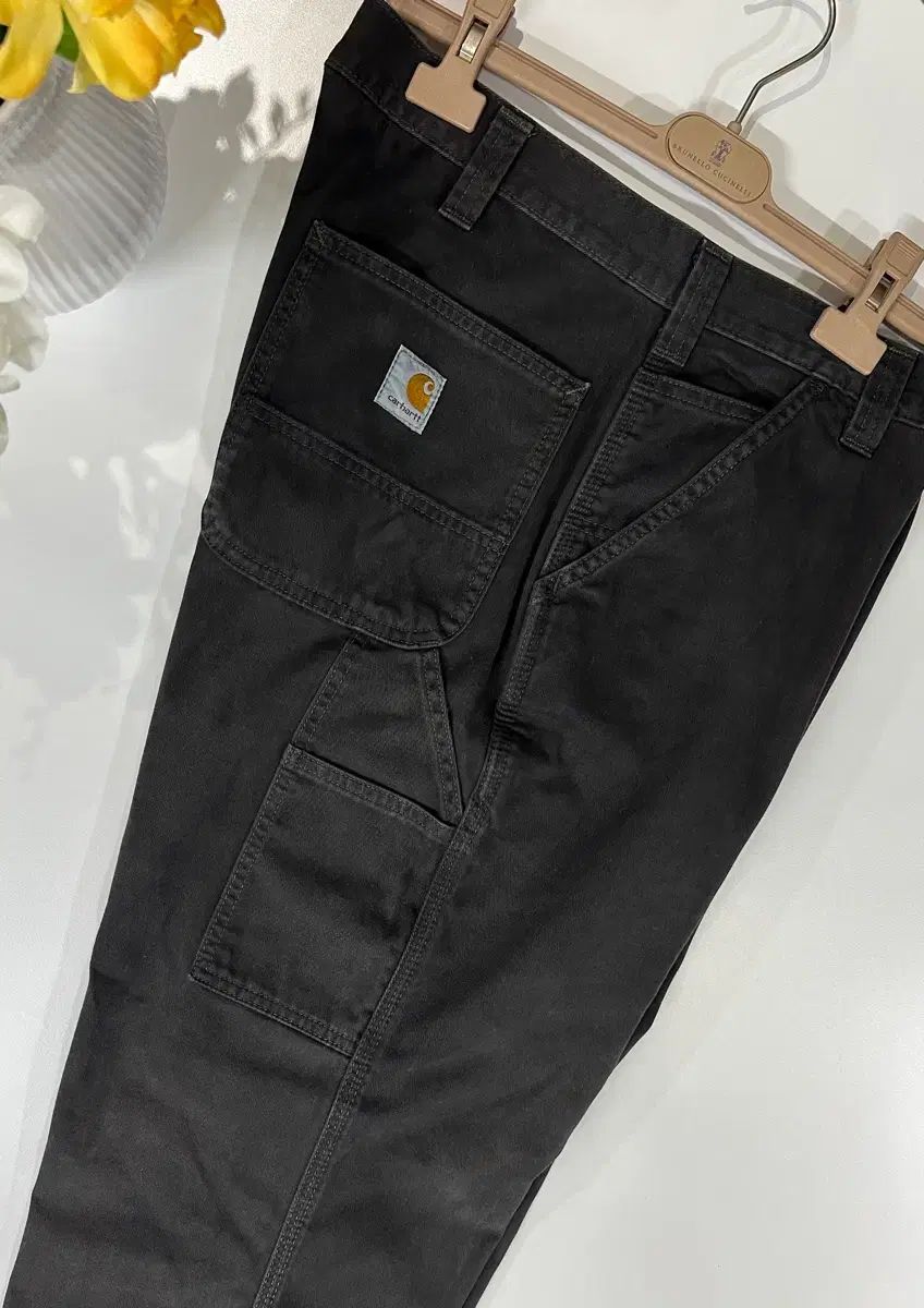 Carhartt カーハート ブラック ウォッシュ カーペンター ARG ワークパンツ リラックスフィット パンツ