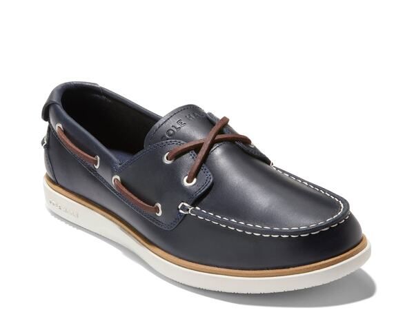 コールハーン メンズ シューズ デッキシューズ Cole Haan Grandpro Windward Boat Shoe Navy ネイビー