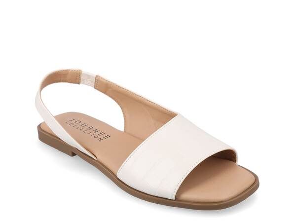 ジュルネ コレクション レディース シューズ サンダル Journee Collection Brinsley Sandal White ホワイト