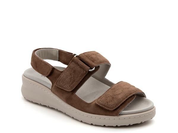 ダイビッドテイト レディース シューズ サンダル David Tate Kara Wedge Sandal Brown ブラウン