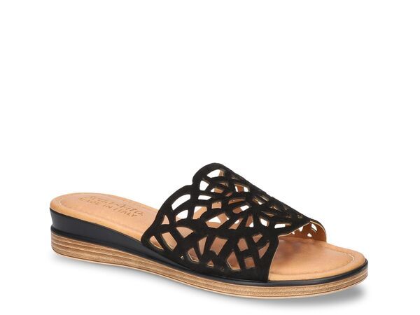 ベラヴィータ レディース シューズ サンダル Bella Vita Cas Italy Wedge Sandal Black ブラック