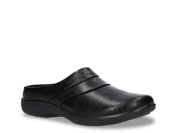 イージーストリート レディース シューズ スリッポン・ローファー Easy Street Swing Comfort Mule Black Croc Print ブラック