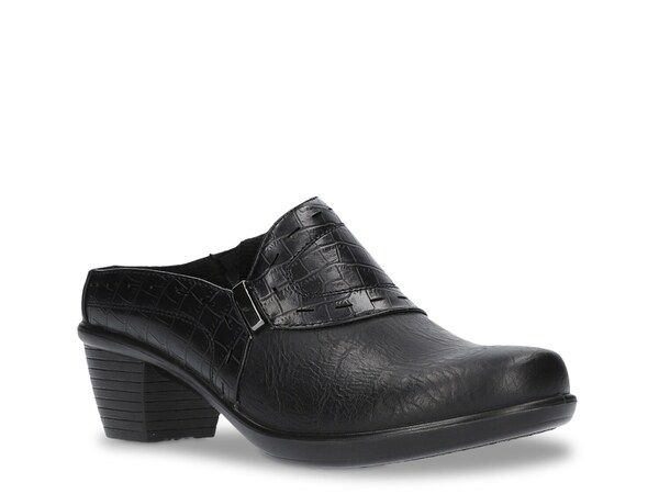 イージーストリート レディース シューズ スリッポン・ローファー Easy Street Cynthia Comfort Mule Black Combo ブラック