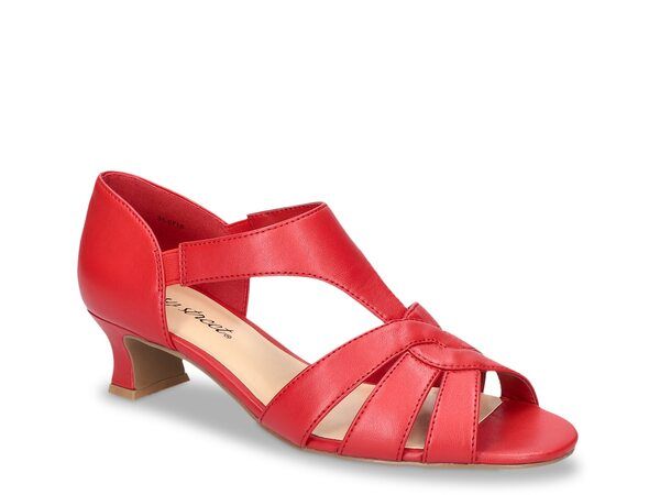 イージーストリート レディース シューズ サンダル Easy Street Essie Sandal Red レッド