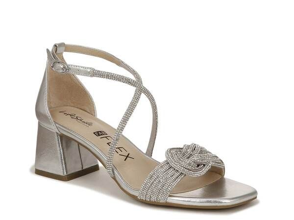 ライフストライド レディース シューズ サンダル キャップ LifeStride Captivate Sandal Silver シルバー