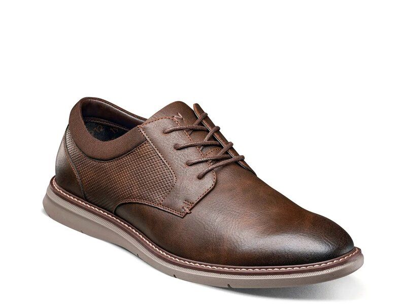 ノンブッシュ メンズ シューズ オックスフォード Nunn Bush Chase Plain Toe Oxford Cognac