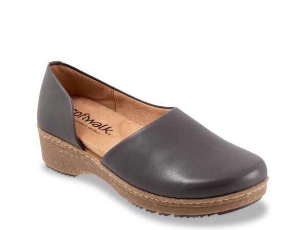 ソフトウォーク レディース シューズ スリッポン・ローファー Softwalk Addie SlipOn Charcoal チャコール