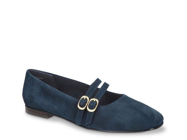 ベラヴィータ レディース シューズ パンプス Bella Vita Daven Mary Jane Flat Navy Suede ネイビー