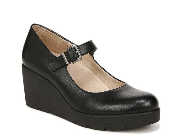 ソウルニュトライザー レディース シューズ パンプス SOUL Naturalizer Adore Mary Jane Wedge Pump Black ブラック
