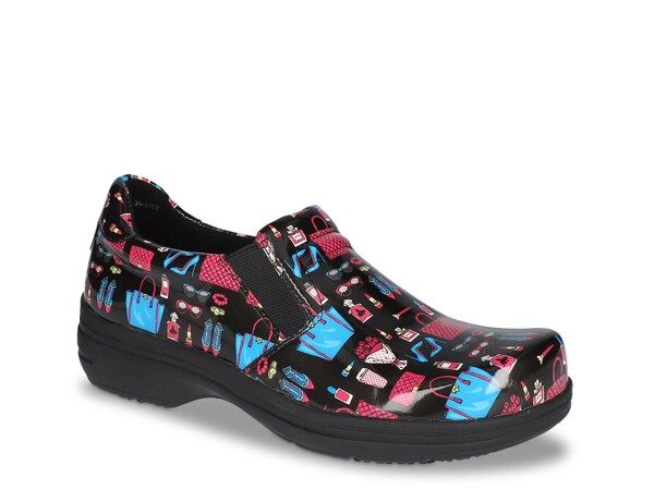 イージーストリート レディース シューズ サンダル Easy Works by Easy Street Bind Clog Black Prints ブラック
