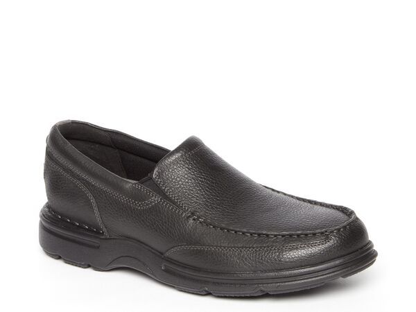 ロックポート メンズ シューズ スニーカー プラスサイズ Rockport ProWalker Eureka Plus SlipOn Sneaker Black ブラック