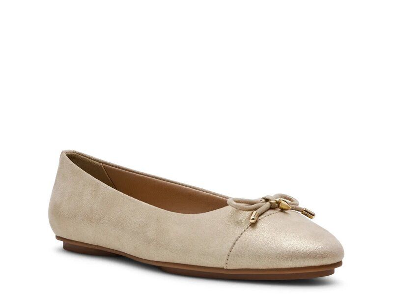 アンクライン レディース シューズ スリッポン・ローファー Anne Klein Luci SlipOn Gold Metallic ゴールド