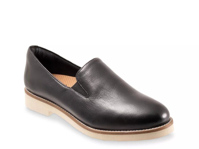 ソフトウォーク レディース シューズ スリッポン・ローファー Softwalk Whistle II SlipOn Black ブラック
