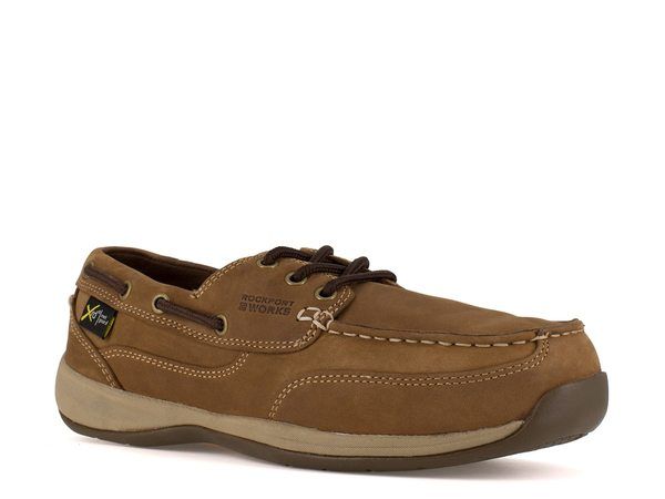 ロックポート メンズ シューズ デッキシューズ Rockport Sailing Club truTECH Boat Shoe Dark Brown Leather ブラウン