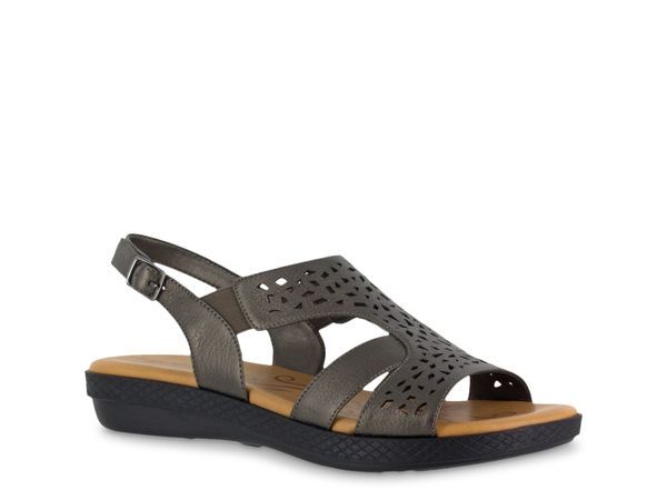 イージーストリート レディース シューズ サンダル Easy Street Bolt Sandal Pewter Metallic ピューター