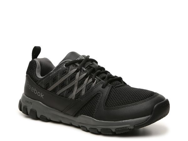 リーボック メンズ シューズ スニーカー Tシャツ Reebok Work Sublite Steel Toe Work Shoe BlackSilver ブラック