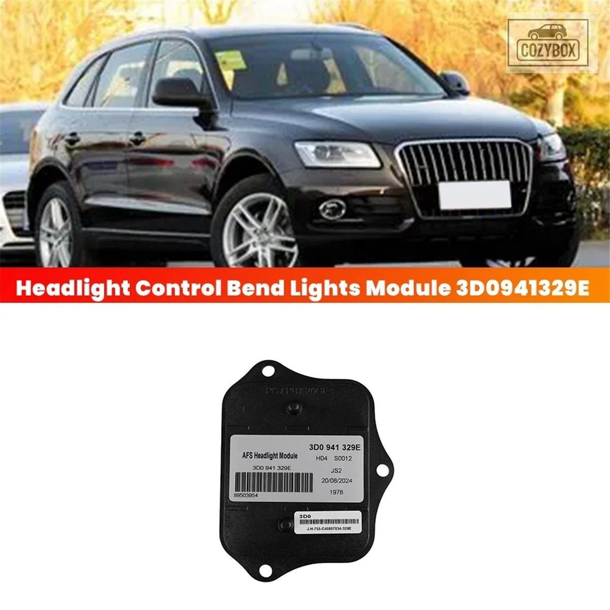車 AFS ヘッドライト制御ベンドライトモジュール 3D0941329E Q5 III ゴルフ MK7 2013-