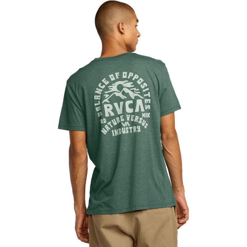 ルーカ メンズ トップス Tシャツ 半袖 RVCA Ridge ShortSleeve Shirt Mens Balsam Green グリーン