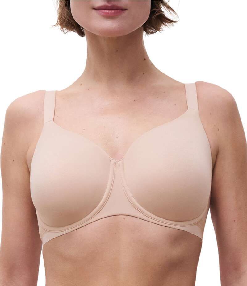 シャントル レディース アンダーウェア ブラジャー ミニ Chantelle Easy Bliss Seamless Unlined Minimizer Underwire Bra Nude Blush ブラッシュ
